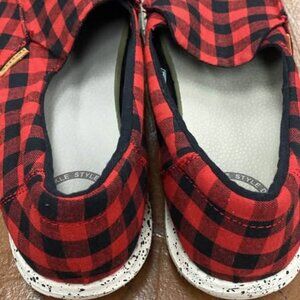 Hey Dude Misty Buffalo Plaid Shoe